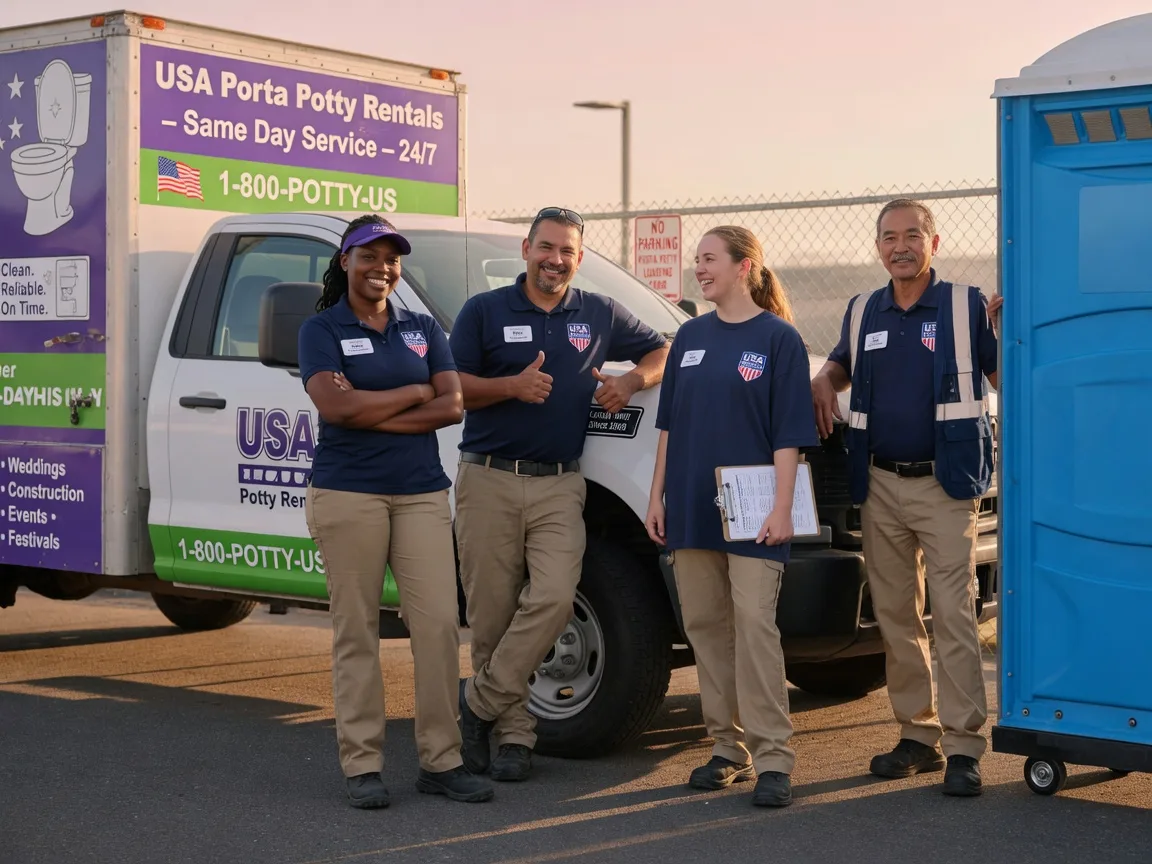 Porta Potty Rental company in Burlington, MI